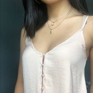 ❣️ 4/$20 - Blush Pink Silky Tank Top